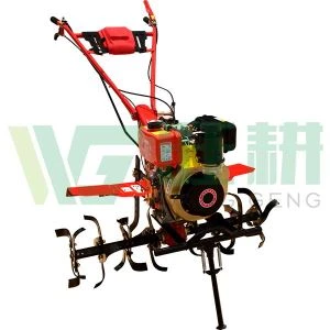 Big Power Helmstokcultivator, Diesel Gear Driven Tiller, Mini Multifunctionele Rotary