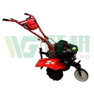 Multifunctionele mini-cultivator met benzinemotor en voorwiel