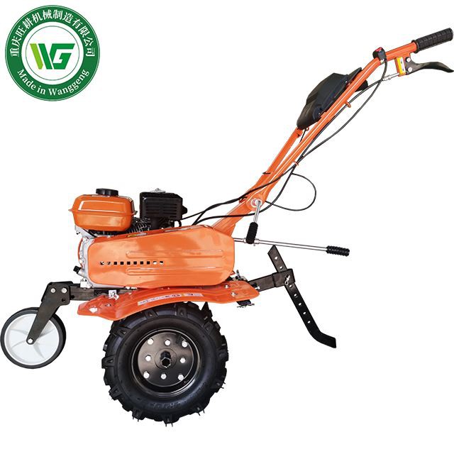 Gasoline Belt Driven Tiller With Front Wheel, Adjustable Agriculture Cultivator