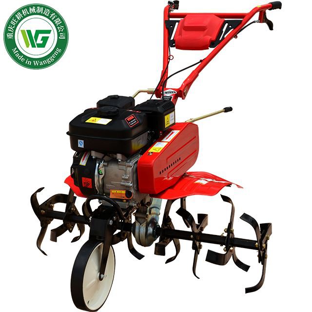 Gasoline Belt Driven Tiller With Front Wheel, Adjustable Agriculture Cultivator
