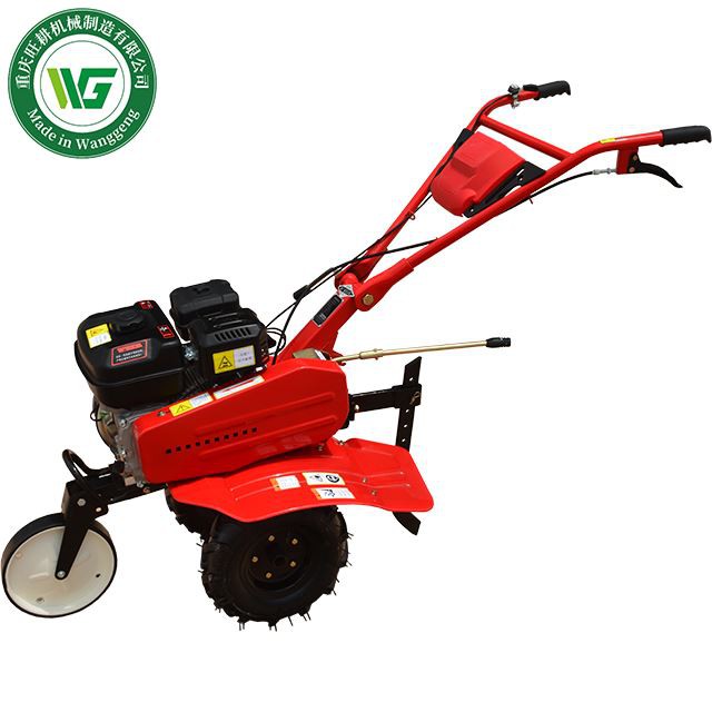 Gasoline Belt Driven Tiller With Front Wheel, Adjustable Agriculture Cultivator