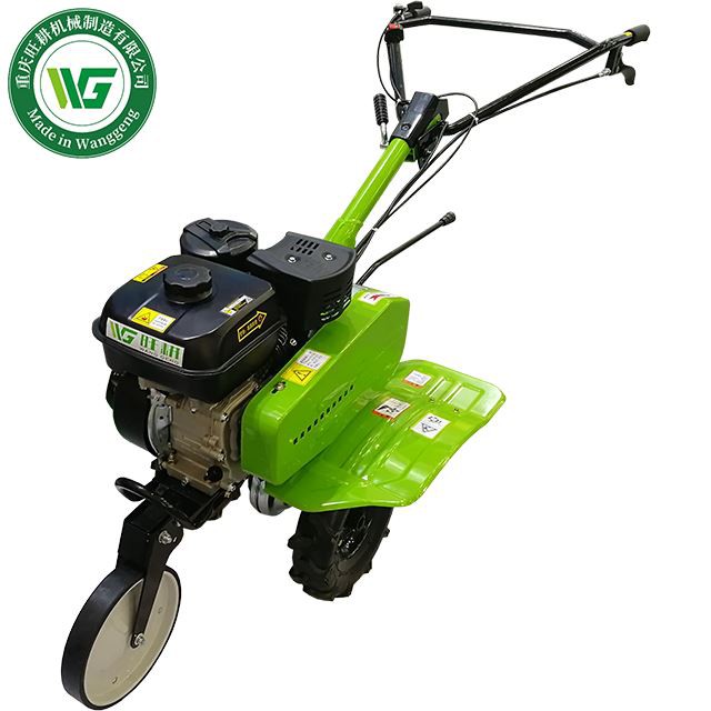 Gasoline Belt Driven Tiller With Front Wheel, Adjustable Agriculture Cultivator