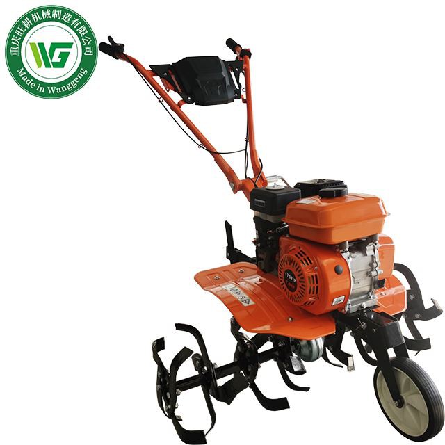 Gasoline Belt Driven Tiller With Front Wheel, Adjustable Agriculture Cultivator